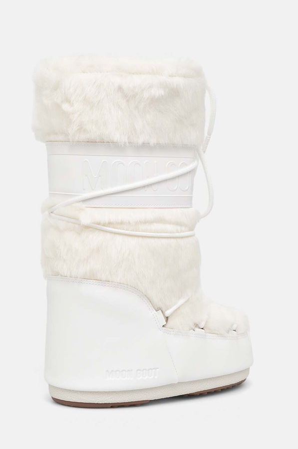 Зимові чоботи Moon Boot MB ICON FAUX FUR колір білий фото 2