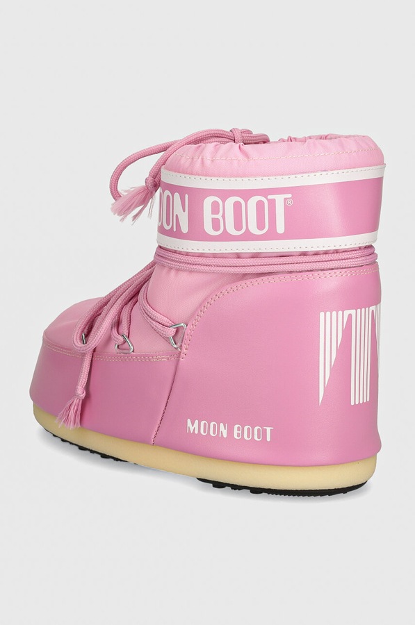 Зимові чоботи Moon Boot MB ICON LOW NYLON колір рожевий фото 3