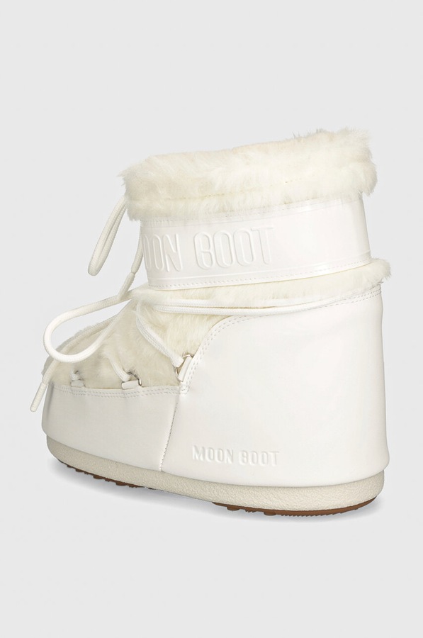 Зимові чоботи Moon Boot MB ICON LOW FAUX FUR колір білий фото 2