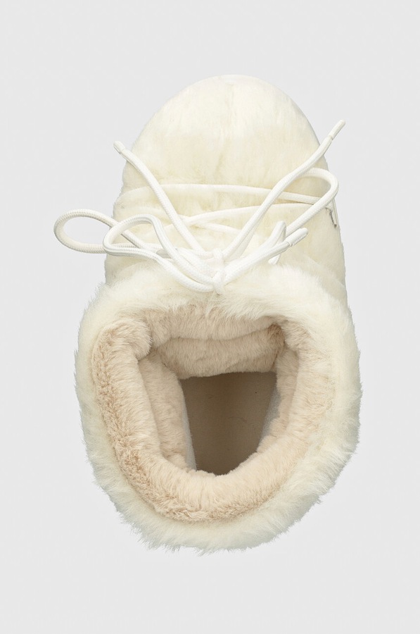 Зимові чоботи Moon Boot MB ICON LOW FAUX FUR колір білий фото 4