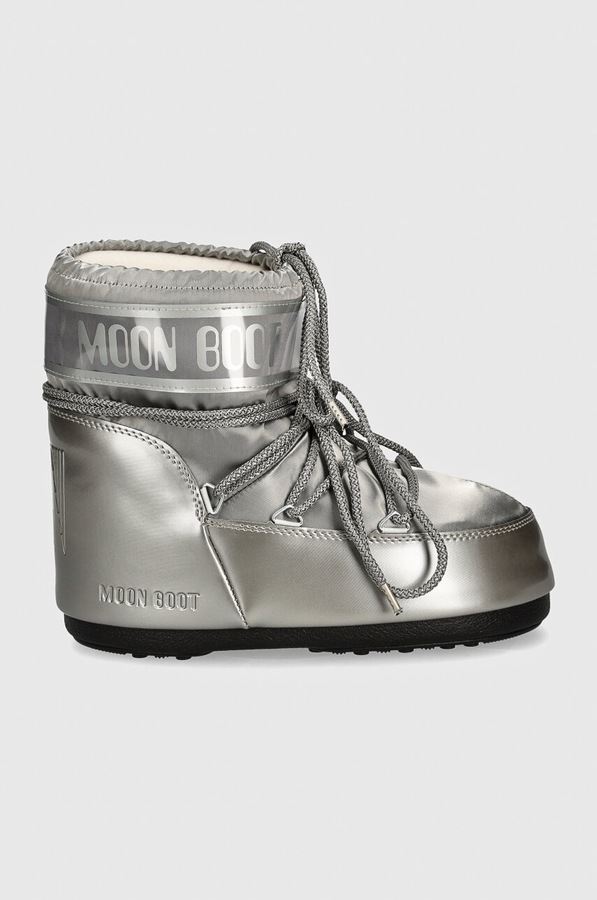 Зимові чоботи Moon Boot MB ICON LOW GLANCE колір срібний