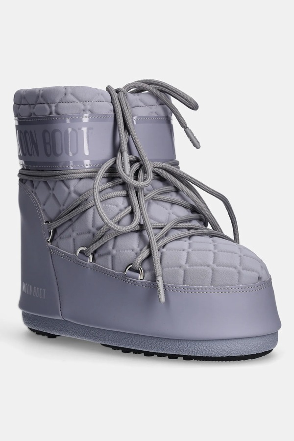 Зимові чоботи Moon Boot MB ICON LOW QUILT колір сірий