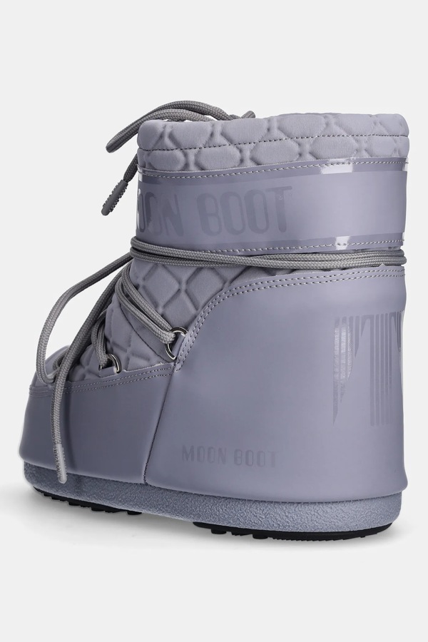 Зимові чоботи Moon Boot MB ICON LOW QUILT колір сірий фото 3