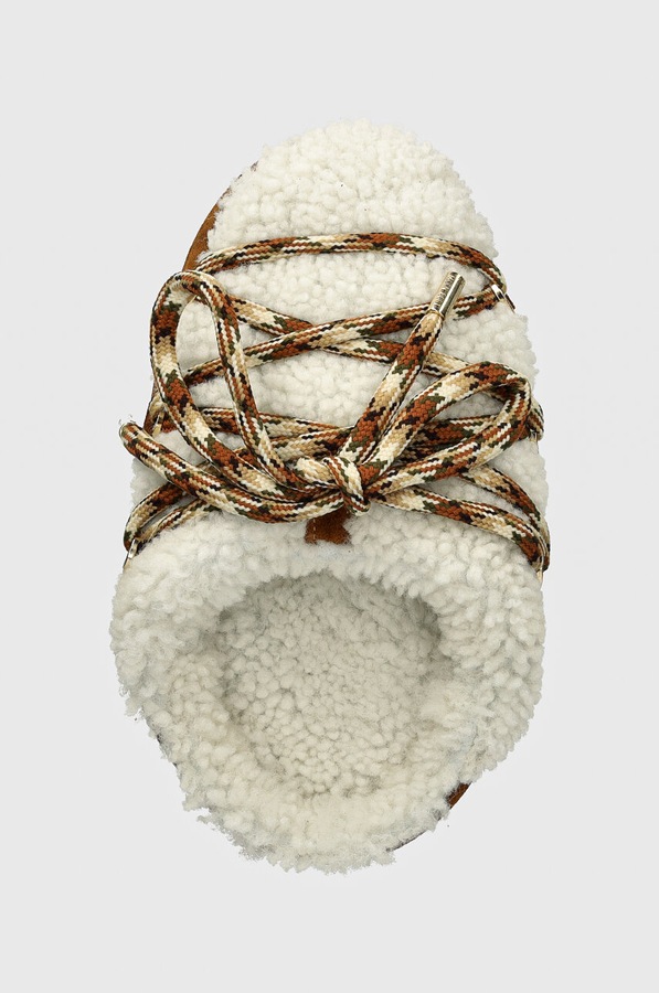 Капці Moon Boot MB MULE SHEARLING колір коричневий фото 4