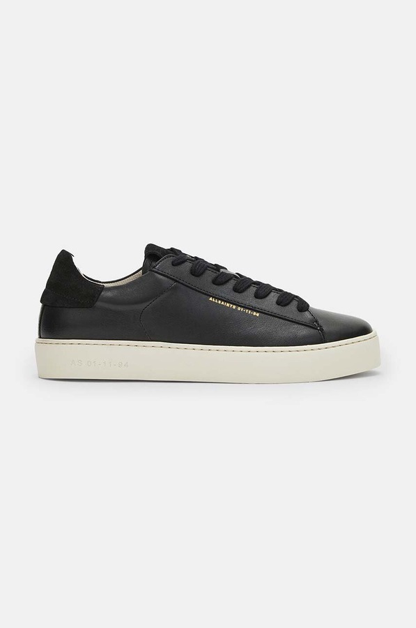 Кожаные кроссовки AllSaints Shana Sneaker цвет черный