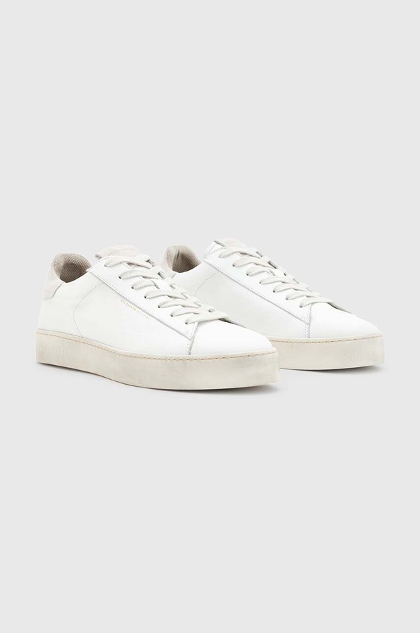 Кожаные кроссовки AllSaints Shana Sneaker цвет белый