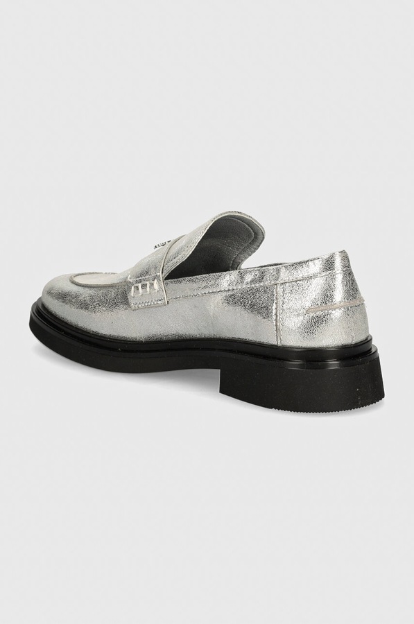 Мокасини Pepe Jeans PLS10424 колір срібний фото 3