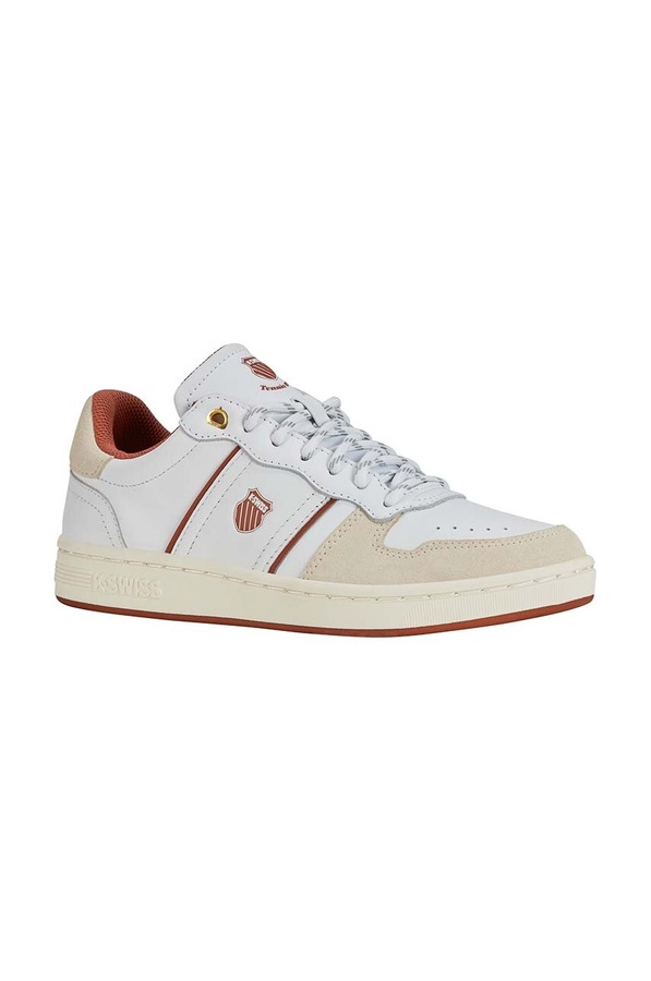 Шкіряні кросівки K-Swiss LOZAN MATCH TC колір білий фото 2
