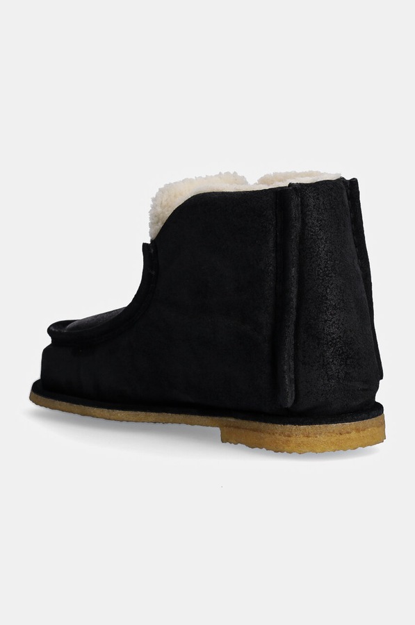 Замшеві чоботи JW Anderson Ankle Boot колір чорний фото 2