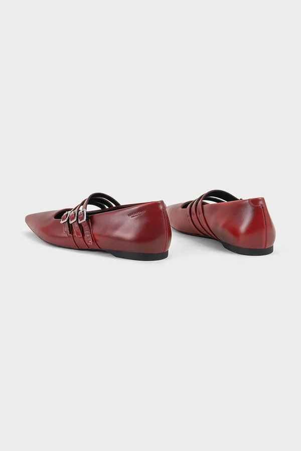 Шкіряні балетки Vagabond Shoemakers HERMINE колір червоний фото 4