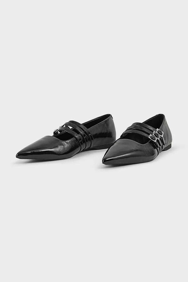 Кожаные балетки Vagabond Shoemakers HERMINE цвет черный фото 2