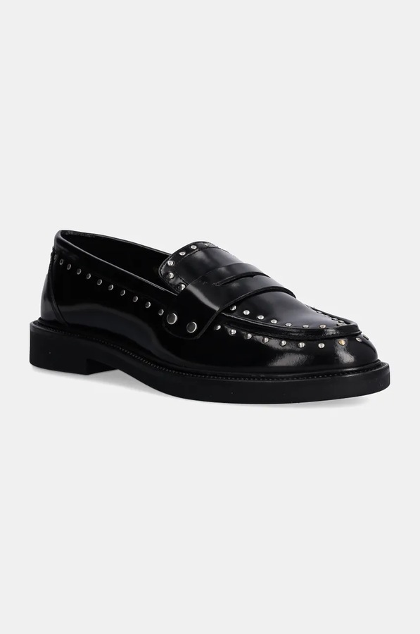 Шкіряні мокасини Steve Madden Harloe колір чорний