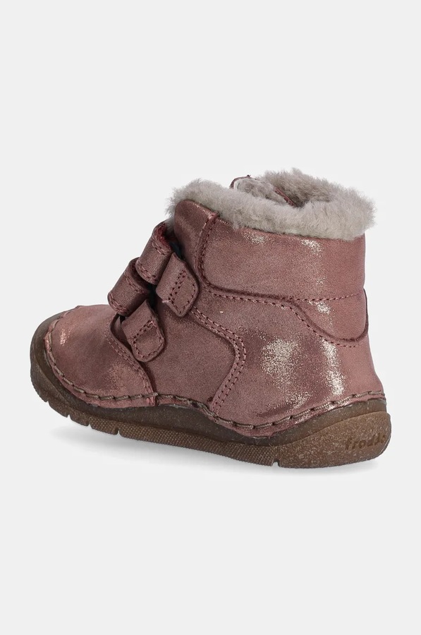 Детские кожаные сапоги Froddo PAIX UP WINTER цвет розовый фото 2