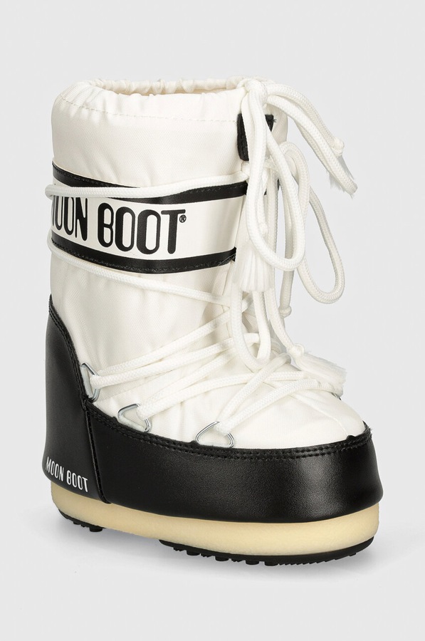 Детские сапоги Moon Boot ICON NYLON цвет белый