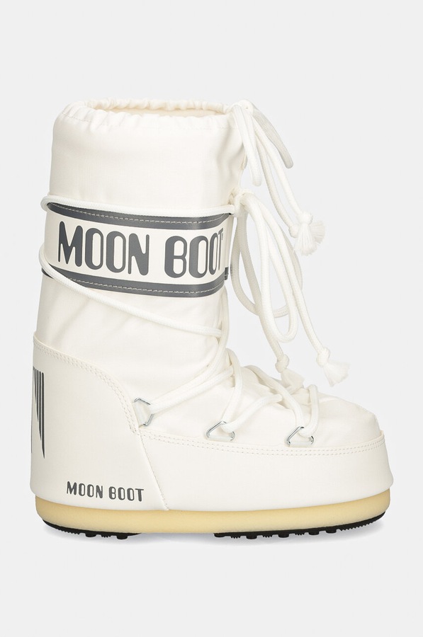 Дитячі чоботи Moon Boot ICON NYLON колір білий фото 2
