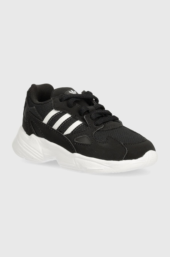 Дитячі кросівки adidas Originals FALCON EL колір чорний