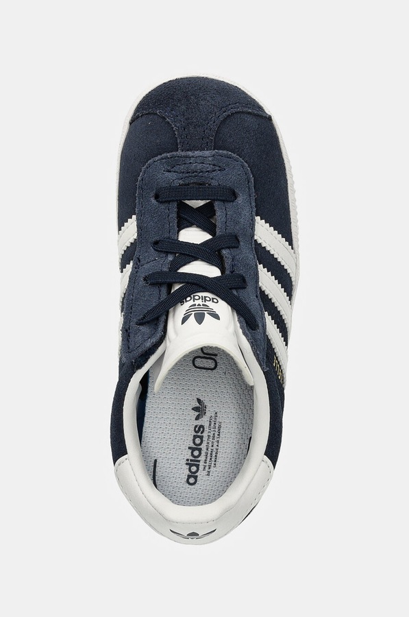 Дитячі кросівки adidas Originals GAZELLE CF EL колір зелений фото 4
