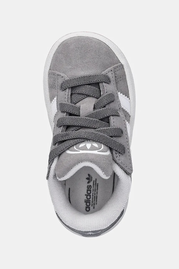 Дитячі кросівки adidas Originals CAMPUS 00s CF EL колір сірий фото 4