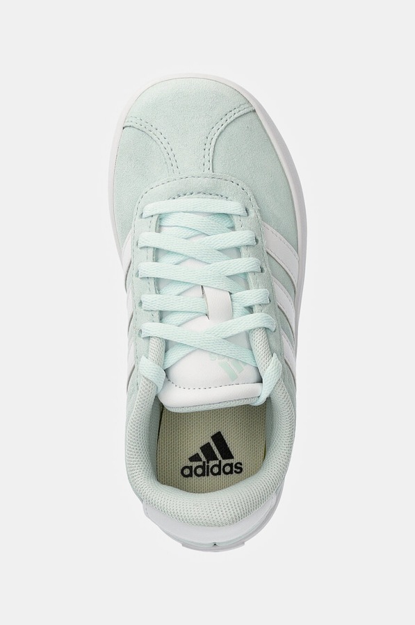 Дитячі кросівки adidas VL COURT 3.0 колір зелений фото 4