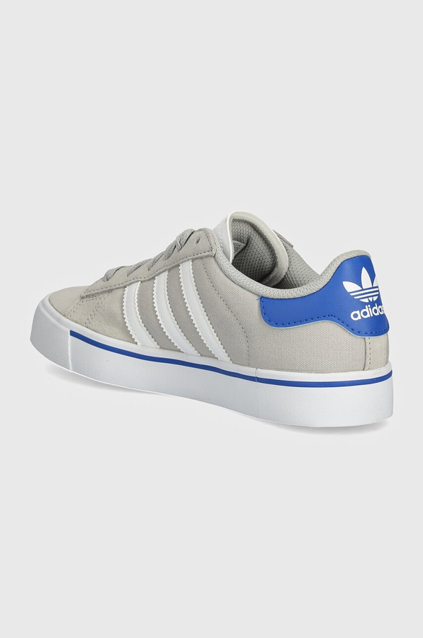 Дитячі кеди adidas Originals CAMPUS VULC колір сірий фото 2