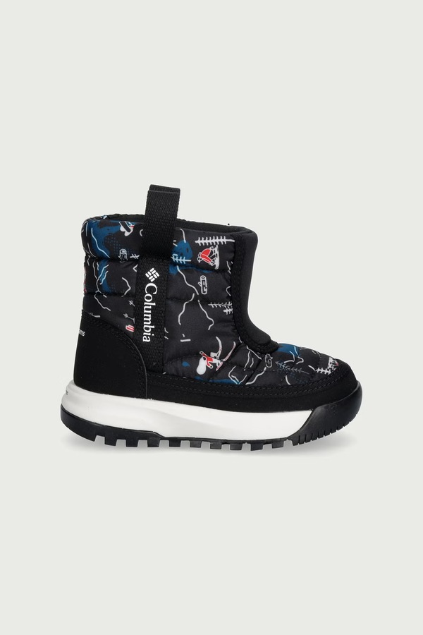 Взуття зимове дитяче Columbia SNOWTROT MID колір чорний фото 2