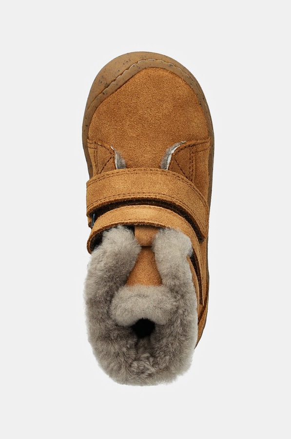 Дитячі зимові черевики Froddo MINNI SUEDE колір коричневий фото 4