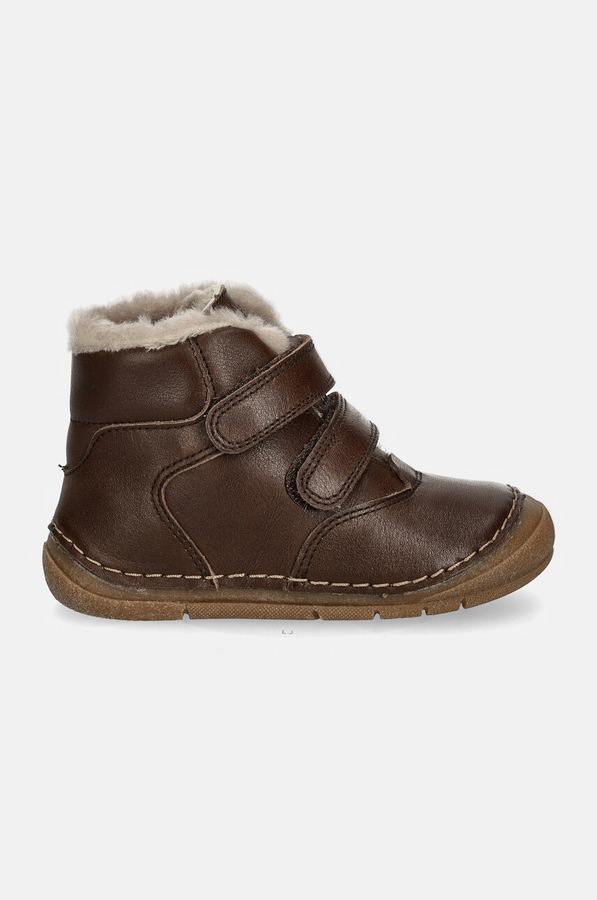 Дитячі зимові черевики Froddo PAIX UP WINTER колір коричневий фото 2