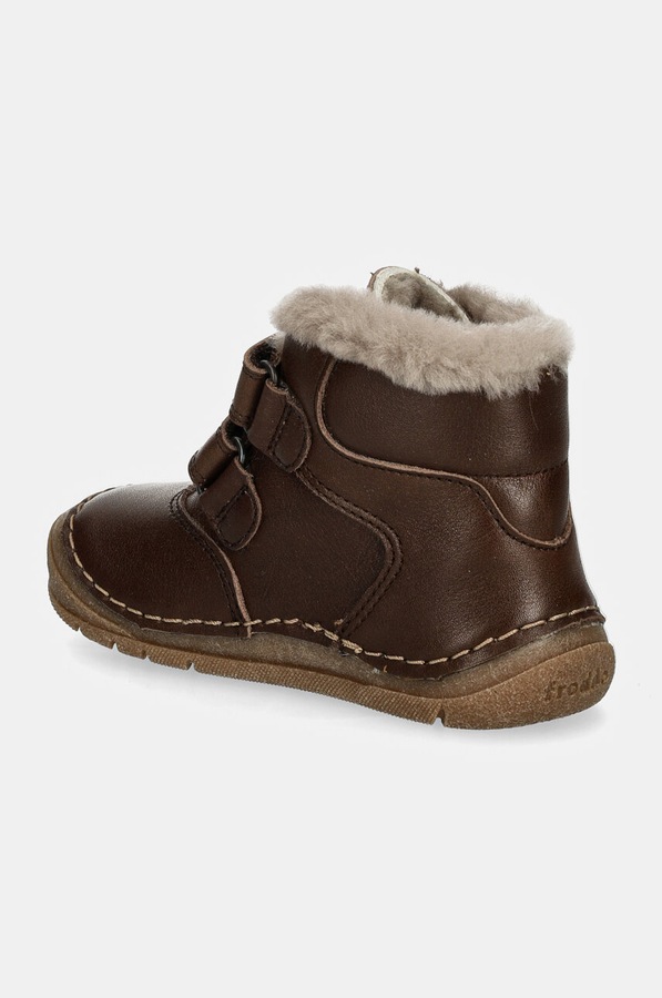 Дитячі зимові черевики Froddo PAIX UP WINTER колір коричневий фото 3