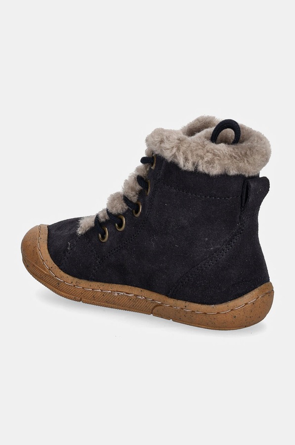Взуття зимове дитяче замшеве Froddo MINNI SUEDE LACES колір темно-синій фото 3