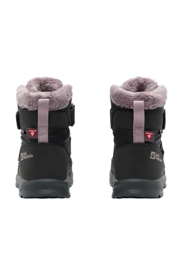 Дитячі зимові черевики Jack Wolfskin колір бордовий фото 4