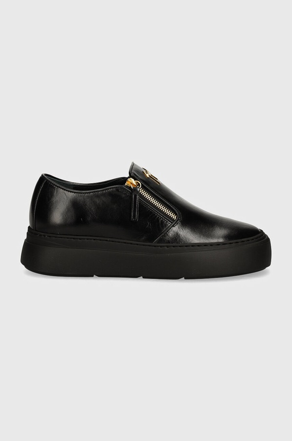 Шкіряні туфлі Giuseppe Zanotti Alec колір чорний