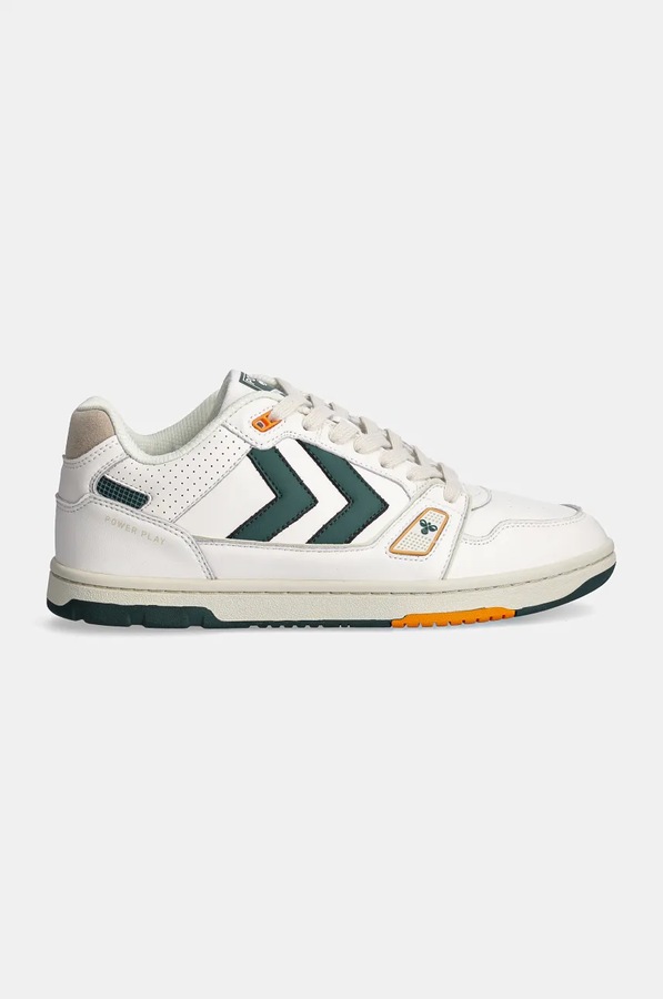 Шкіряні кросівки Hummel Power Play Lx-e колір бежевий фото 2