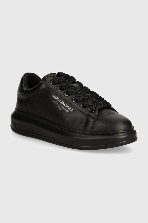 Шкіряні кросівки Karl Lagerfeld KAPRI MENS колір чорний
