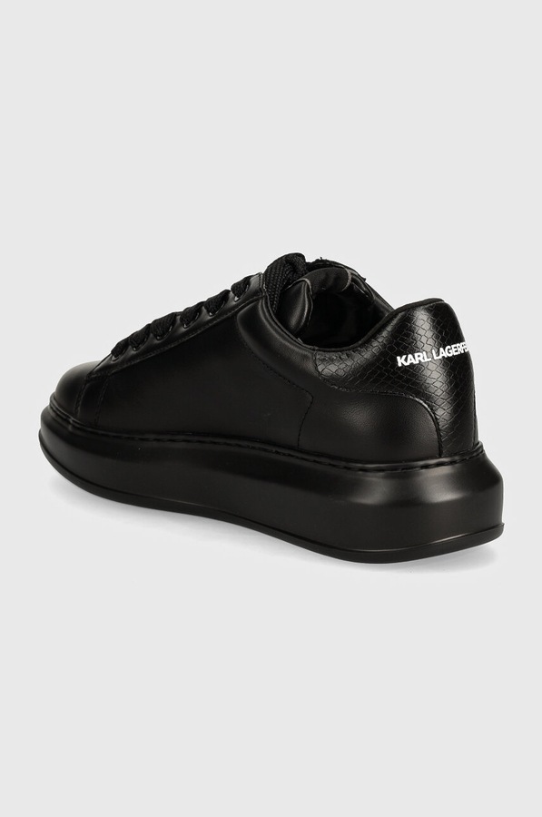 Шкіряні кросівки Karl Lagerfeld KAPRI MENS колір чорний фото 2