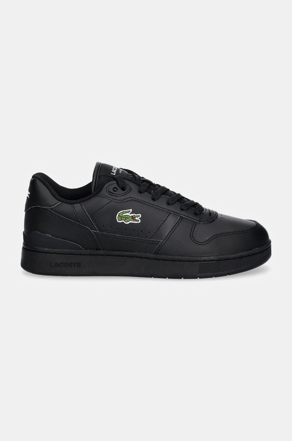Шкіряні кросівки Lacoste T-Clip Set колір чорний фото 2