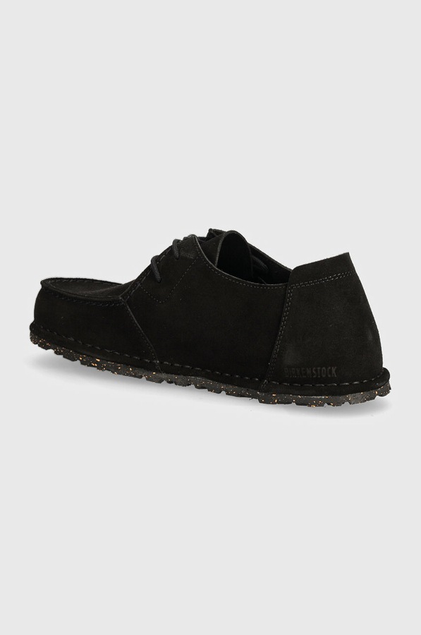 Замшеві туфлі Birkenstock Utti Lace колір чорний фото 2