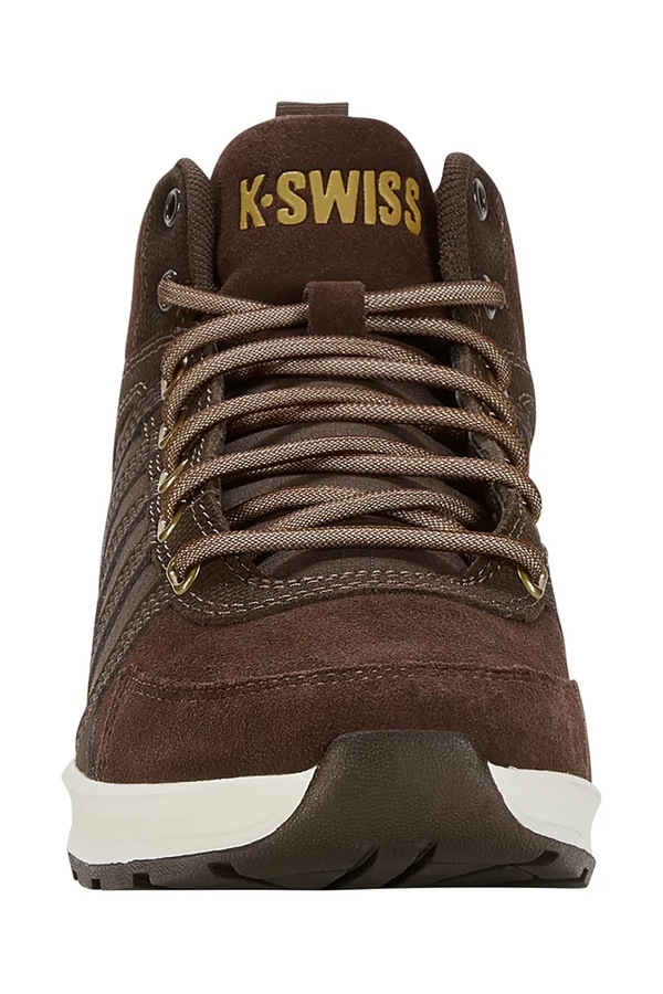 Шкіряні кросівки K-Swiss VISTA TRAINER MID WNT колір коричневий фото 3