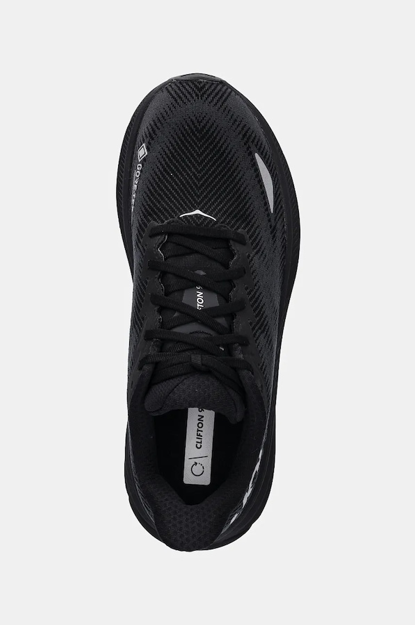 Бігові кросівки Hoka Clifton 9 GTX колір чорний фото 4