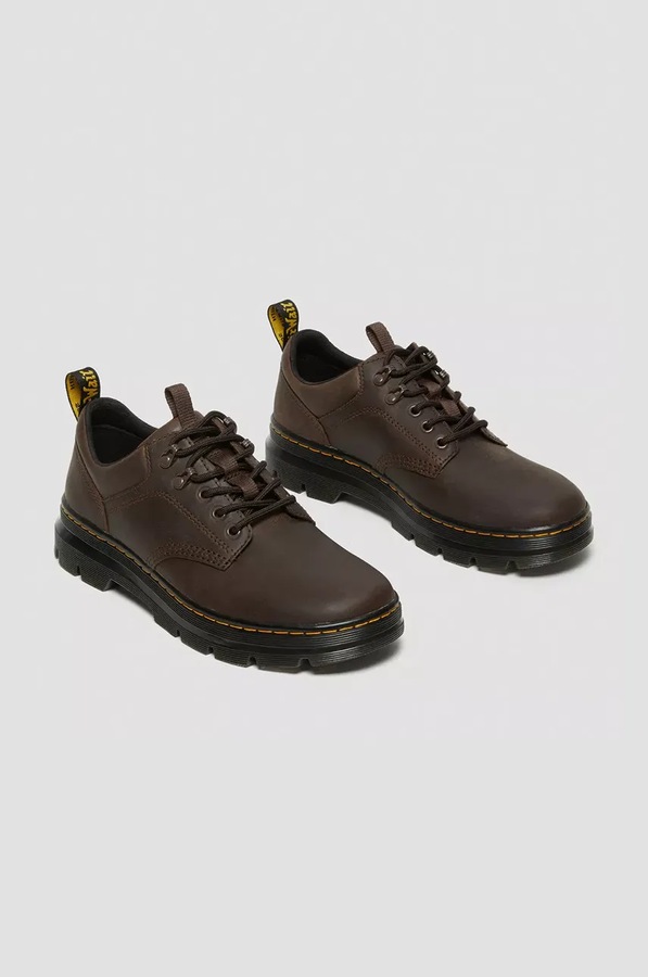 Шкіряні туфлі Dr. Martens Reeder колір коричневий фото 2