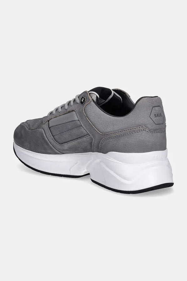 Шкіряні кросівки BALR. Brand Luxe Runner колір сірий фото 2