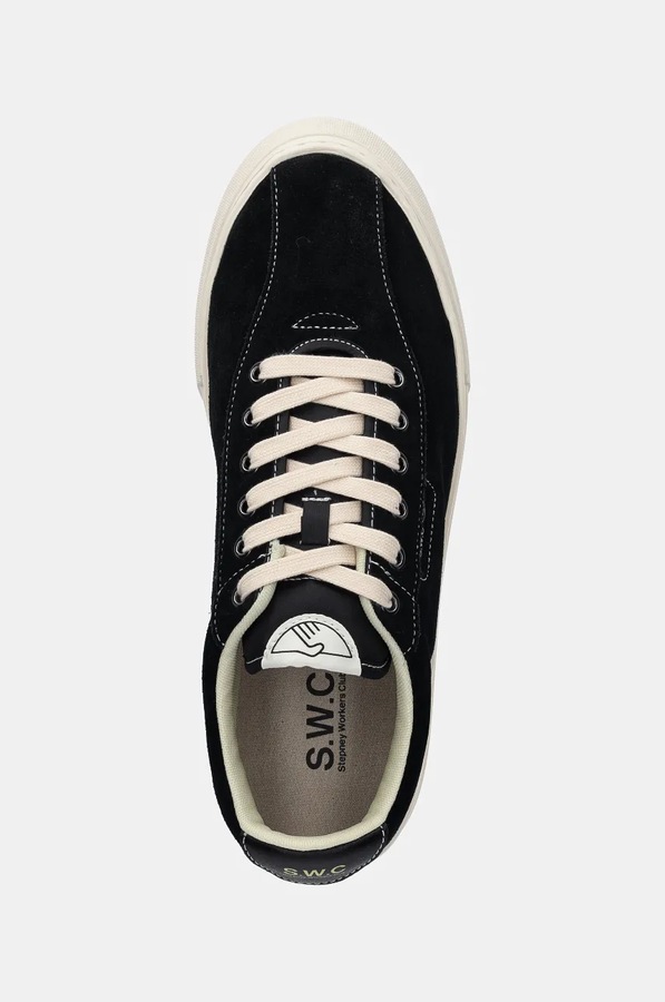 Кросівки Stepney Workers Club Dellow 02 Cup Suede колір чорний фото 4