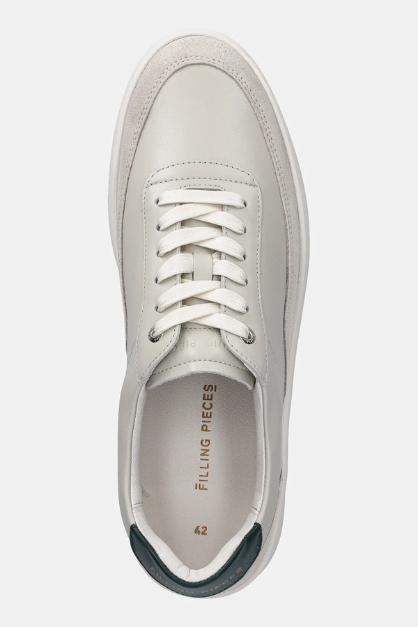 Шкіряні кросівки Filling Pieces Mondo Squash колір бежевий фото 4
