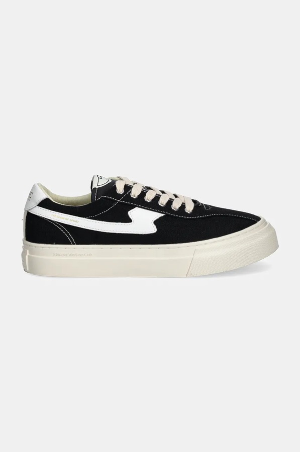 Кеди Stepney Workers Club Dellow S-Strike Cup Canvas колір чорний