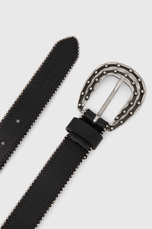 Ремінь Pepe Jeans REIGN BELT колір чорний фото 2