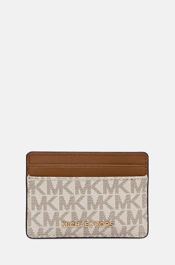 Чохол на банківські карти MICHAEL Michael Kors колір коричневий
