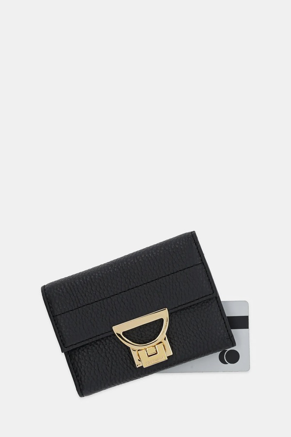 Кошелек женский кожаный Coccinelle цвет черный фото 2
