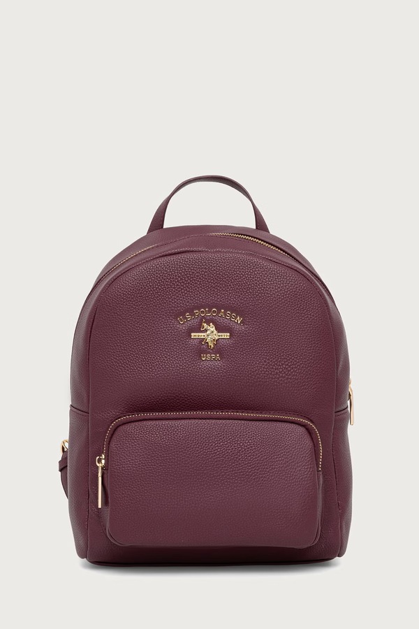 Рюкзак жіночий зі штучної шкіри U.S. Polo Assn. Stanford колір червоний