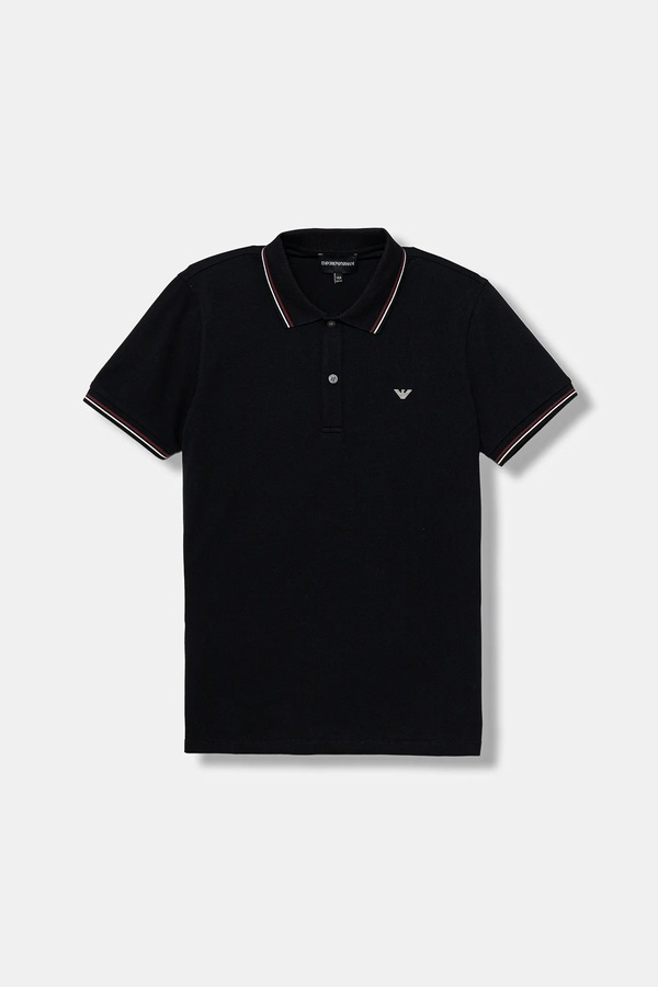 Дитяче поло Emporio Armani колір білий