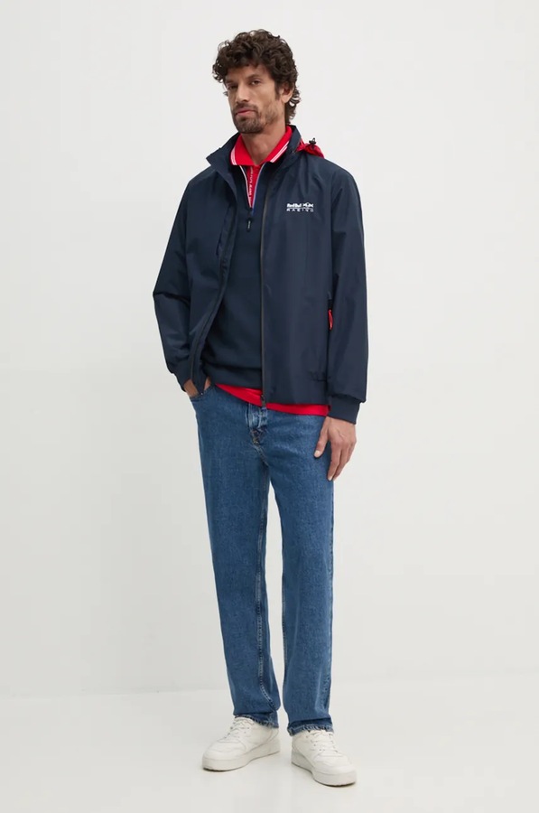 Поло Red Bull Racing x Pepe Jeans колір червоний фото 2