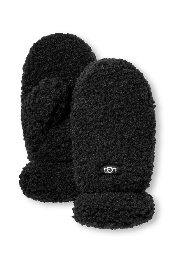 Мітенки дитячі UGG FLUFF MITTEN колір чорний